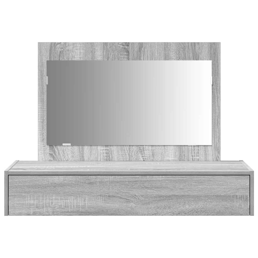 Dressing Table Grey 100 x 40 x 70 cm Engineered Wood