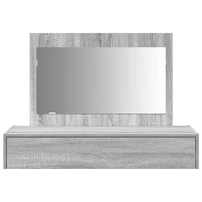 Dressing Table Grey 100 x 40 x 70 cm Engineered Wood