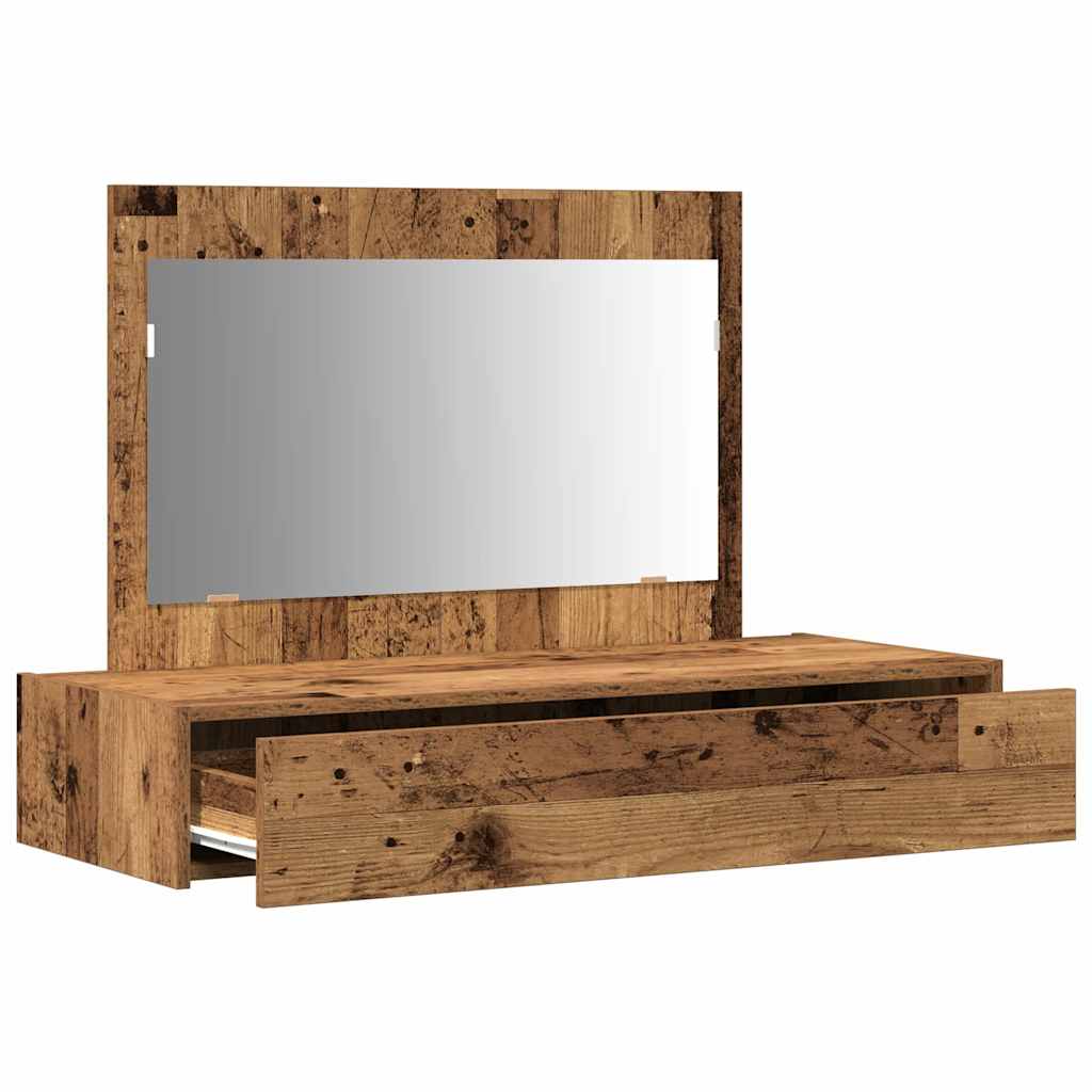 Dressing Table Brown 100 x 40 x 70 cm Engineered Wood