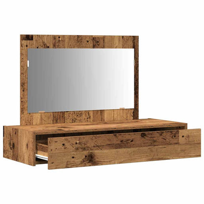 Dressing Table Brown 100 x 40 x 70 cm Engineered Wood