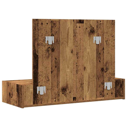 Dressing Table Brown 100 x 40 x 70 cm Engineered Wood