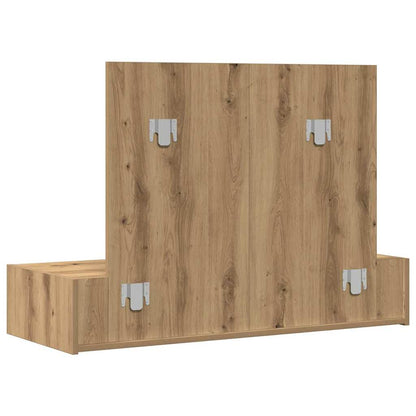 Dressing Table Brown 100 x 40 x 70 cm Engineered Wood