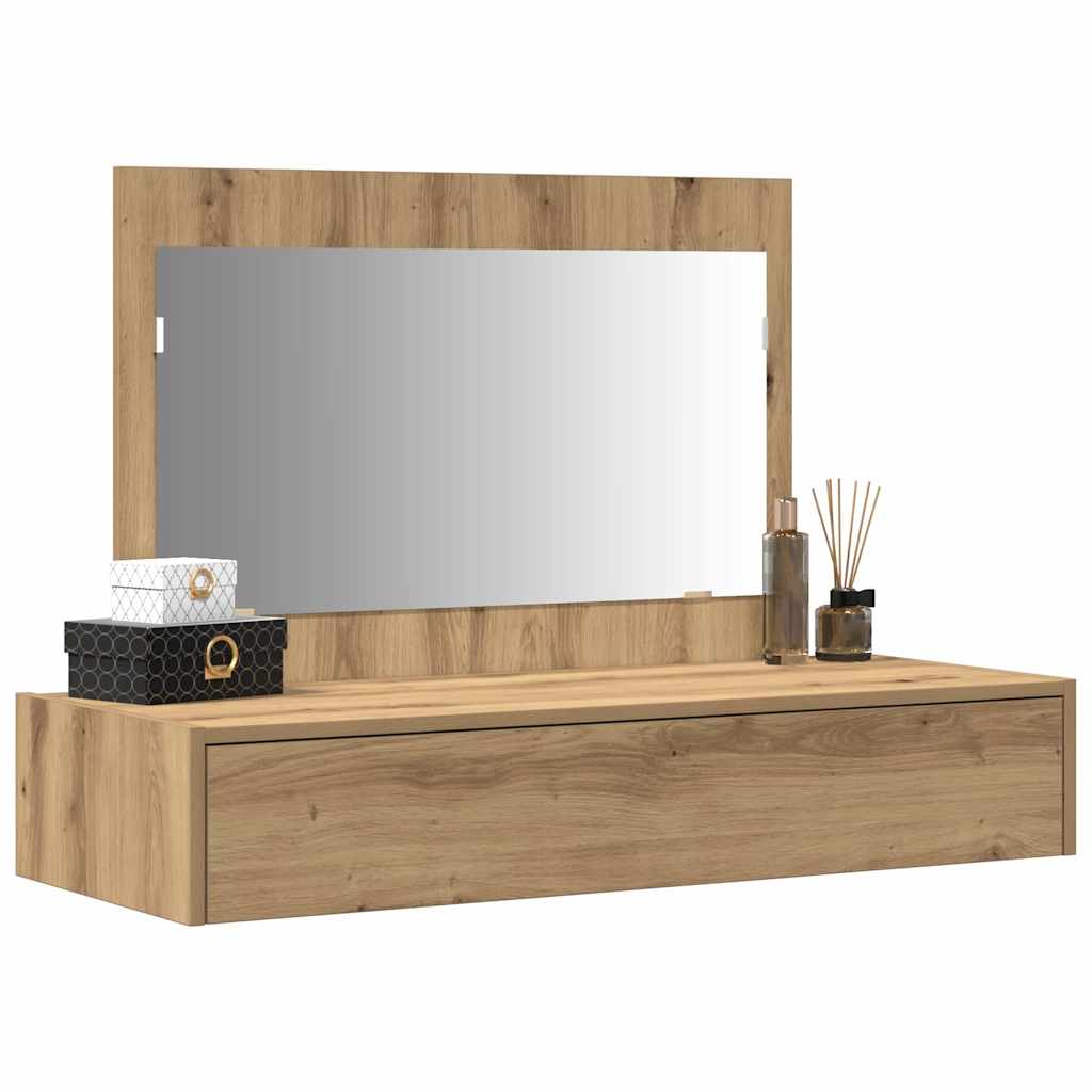Dressing Table Brown 100 x 40 x 70 cm Engineered Wood