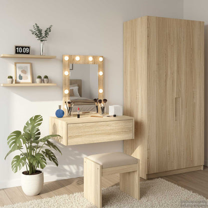 Dressing Table Brown 60 x 40 x 70 cm Engineered Wood