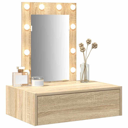 Dressing Table Brown 60 x 40 x 70 cm Engineered Wood