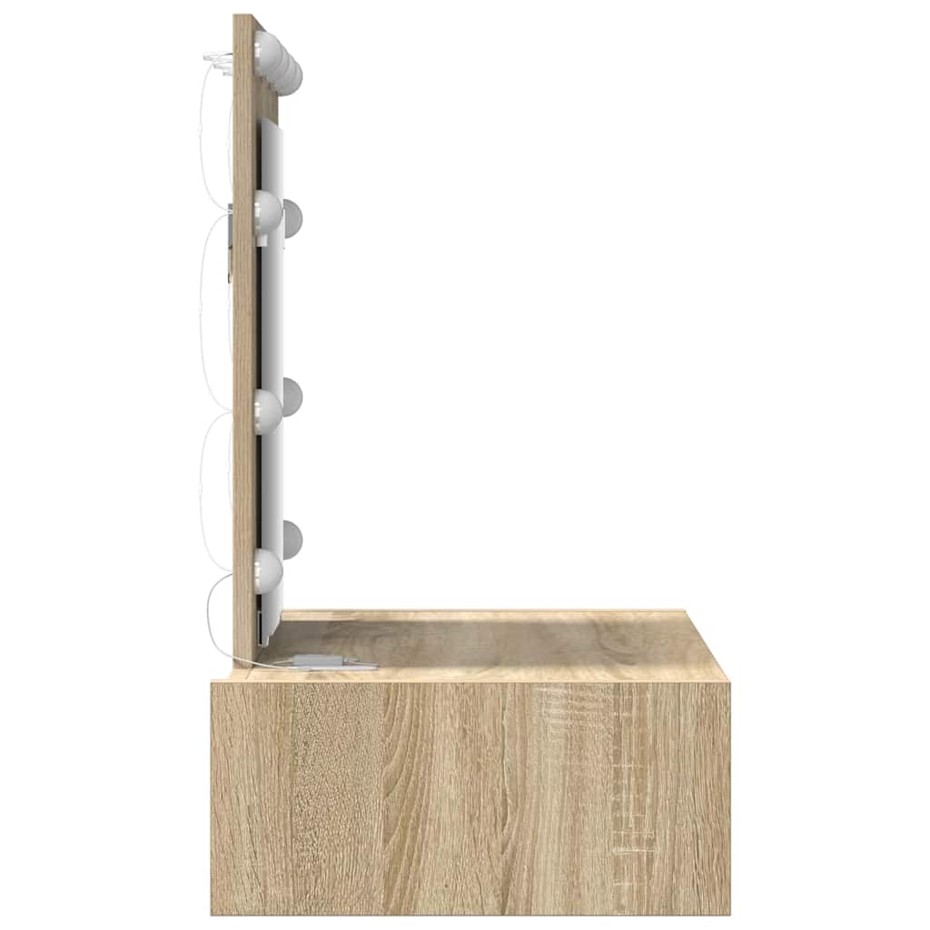 Dressing Table Brown 60 x 40 x 70 cm Engineered Wood