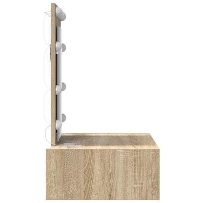 Dressing Table Brown 60 x 40 x 70 cm Engineered Wood