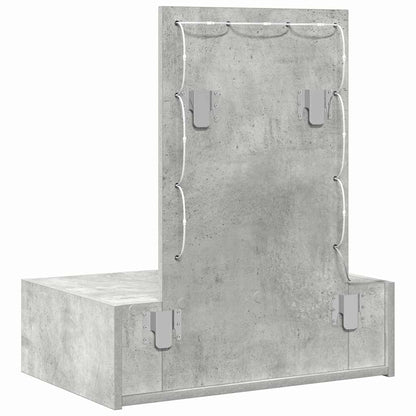 Dressing Table with Drawer Grey 60 x 40 x 70 cm Engineered Wood