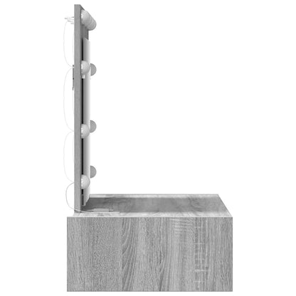 Dressing Table with Drawer Grey 60 x 40 x 70 cm Engineered Wood