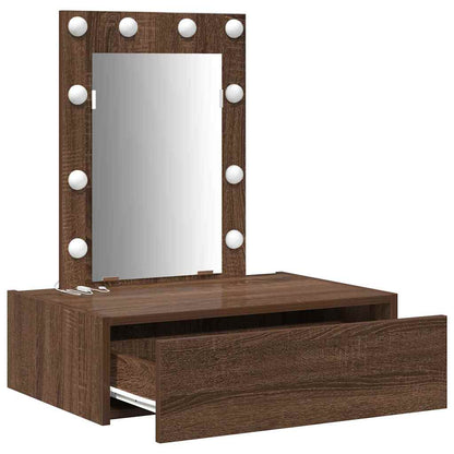 Dressing Table Brown 60 x 40 x 70 cm Engineered Wood