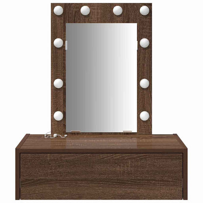 Dressing Table Brown 60 x 40 x 70 cm Engineered Wood