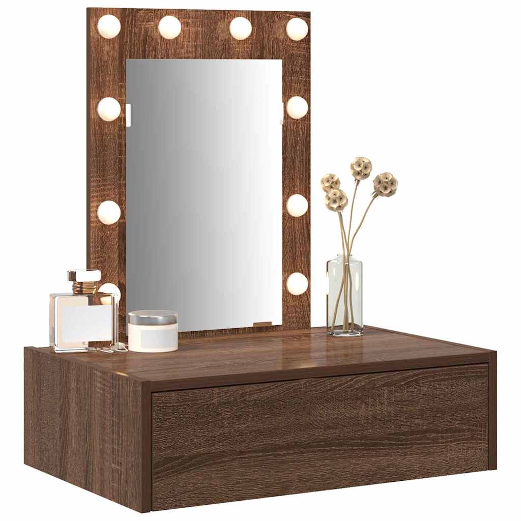 Dressing Table Brown 60 x 40 x 70 cm Engineered Wood