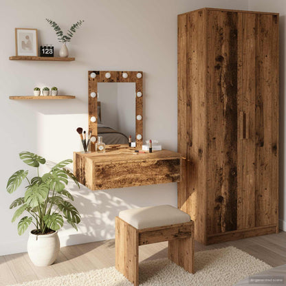 Dressing Table Brown 60 x 40 x 70 cm Engineered Wood