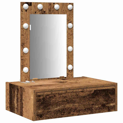 Dressing Table Brown 60 x 40 x 70 cm Engineered Wood
