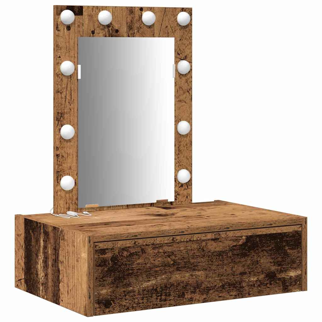 Dressing Table Brown 60 x 40 x 70 cm Engineered Wood
