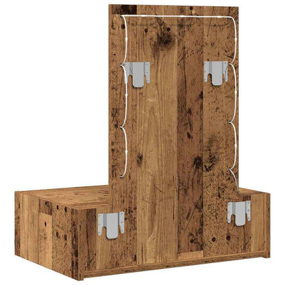 Dressing Table Brown 60 x 40 x 70 cm Engineered Wood