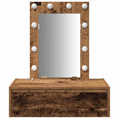 Dressing Table Brown 60 x 40 x 70 cm Engineered Wood