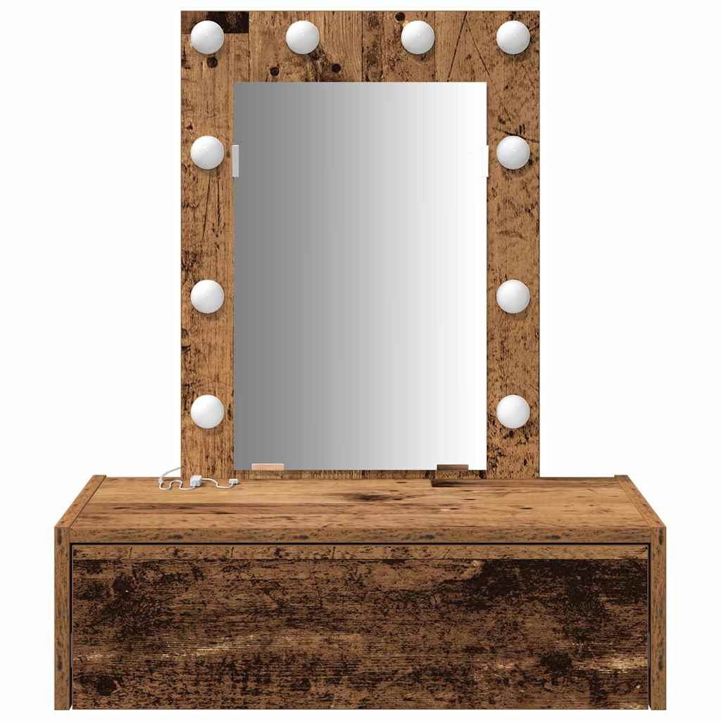 Dressing Table Brown 60 x 40 x 70 cm Engineered Wood