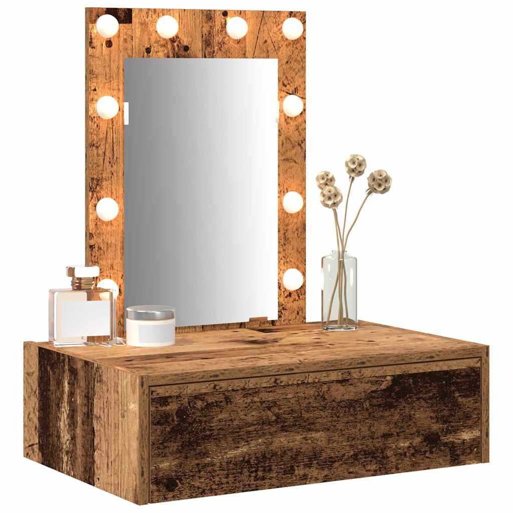 Dressing Table Brown 60 x 40 x 70 cm Engineered Wood