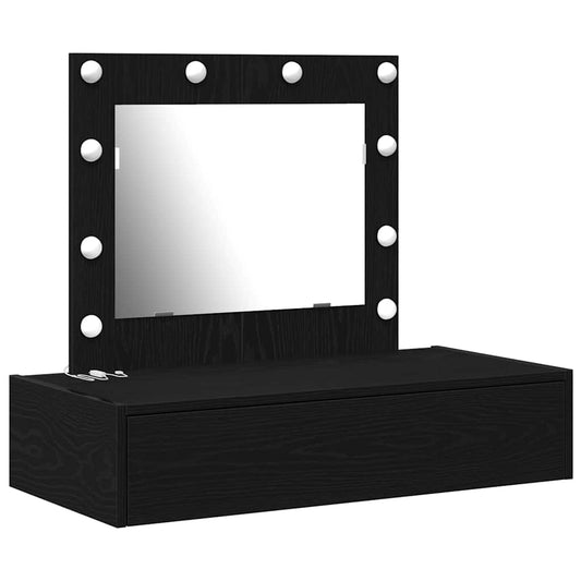 Dressing Table Black 83 x 40 x 70 cm Engineered Wood