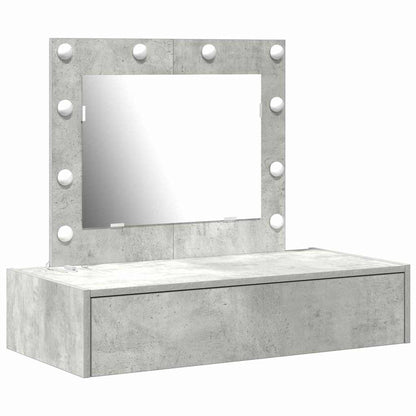 Dressing Table with Drawer Grey 83 x 40 x 70 cm Engineered Wood