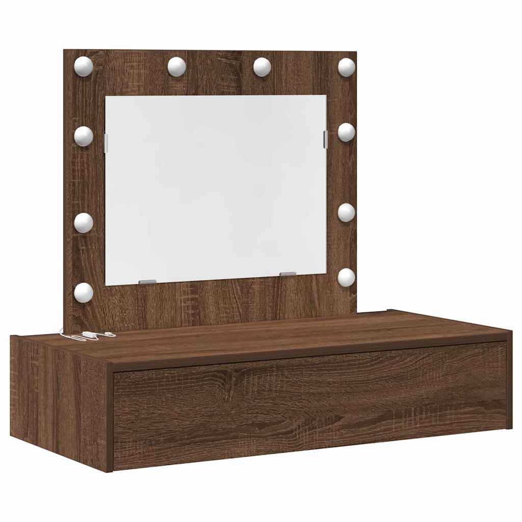 Dressing Table Brown 83 x 40 x 70 cm Engineered Wood