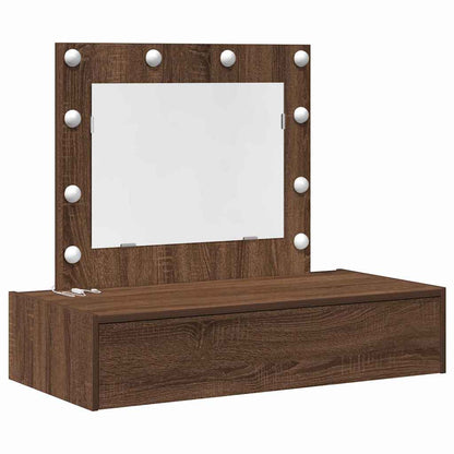 Dressing Table Brown 83 x 40 x 70 cm Engineered Wood
