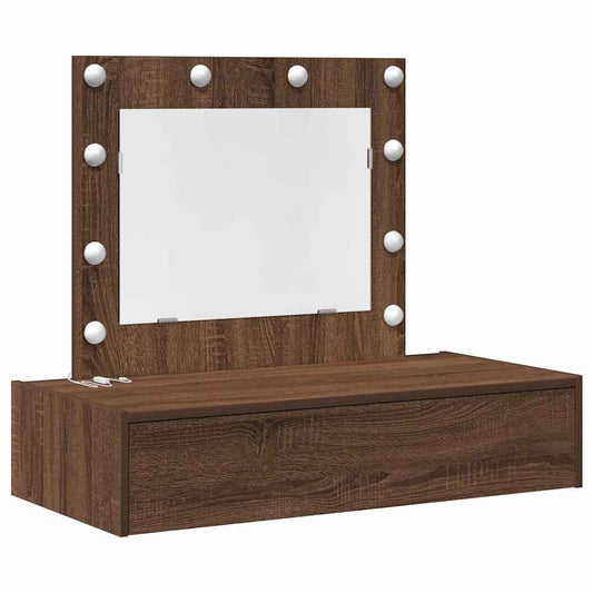 Dressing Table Brown 83 x 40 x 70 cm Engineered Wood