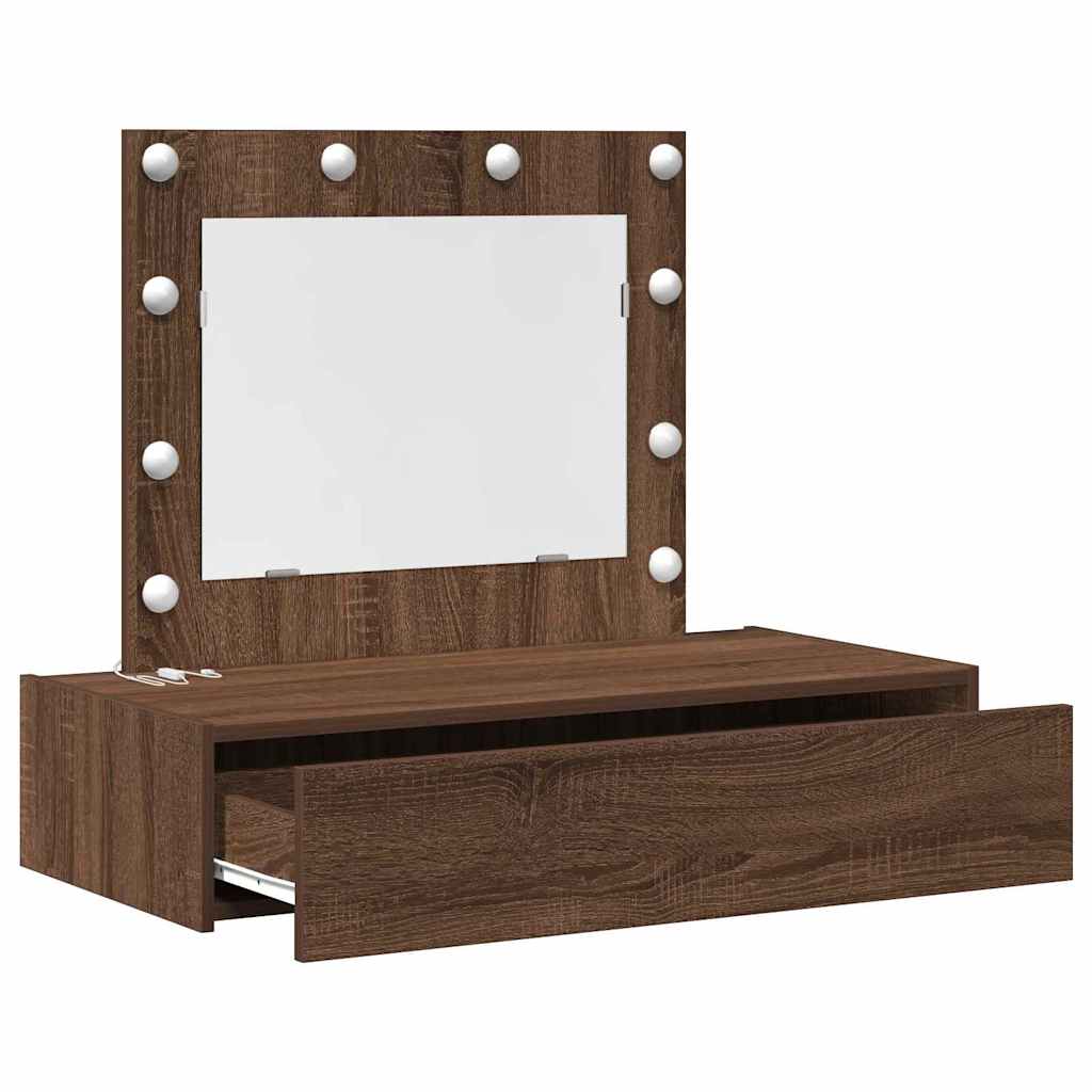 Dressing Table Brown 83 x 40 x 70 cm Engineered Wood