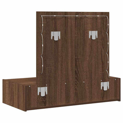 Dressing Table Brown 83 x 40 x 70 cm Engineered Wood