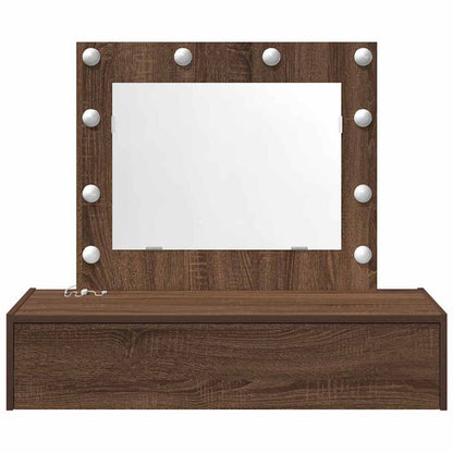 Dressing Table Brown 83 x 40 x 70 cm Engineered Wood