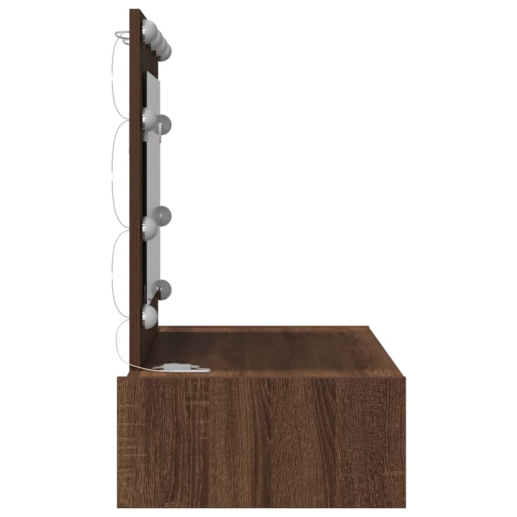 Dressing Table Brown 83 x 40 x 70 cm Engineered Wood