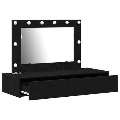 Dressing Table Black 100 x 40 x 70 cm Engineered Wood