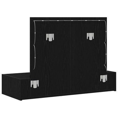 Dressing Table Black 100 x 40 x 70 cm Engineered Wood