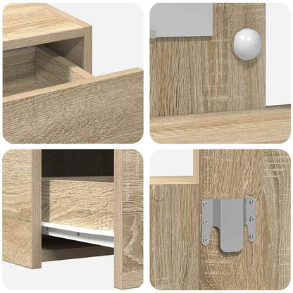 Dressing Table Brown 100 x 40 x 70 cm Engineered Wood