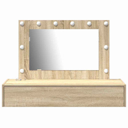 Dressing Table Brown 100 x 40 x 70 cm Engineered Wood