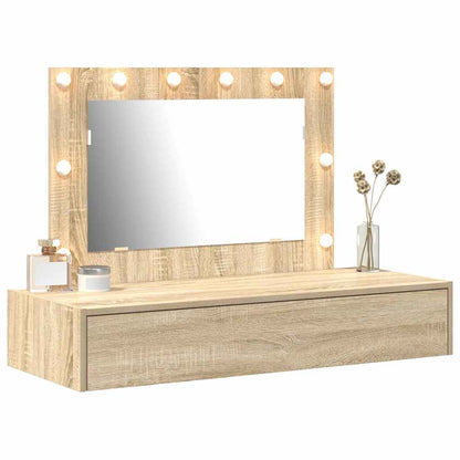 Dressing Table Brown 100 x 40 x 70 cm Engineered Wood