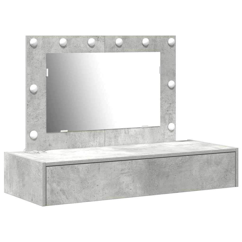 Dressing Table Grey 100 x 40 x 70 cm Engineered Wood