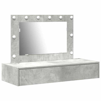 Dressing Table Grey 100 x 40 x 70 cm Engineered Wood