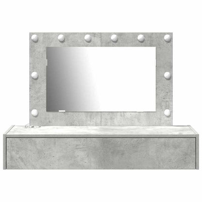 Dressing Table Grey 100 x 40 x 70 cm Engineered Wood