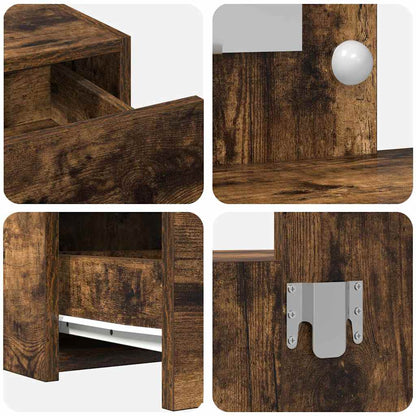 Dressing Table Brown 100 x 40 x 70 cm Engineered Wood