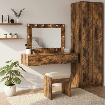 Dressing Table Brown 100 x 40 x 70 cm Engineered Wood