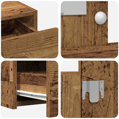 Dressing Table Brown 100 x 40 x 70 cm Engineered Wood