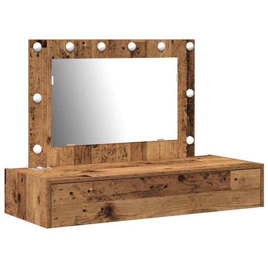 Dressing Table Brown 100 x 40 x 70 cm Engineered Wood