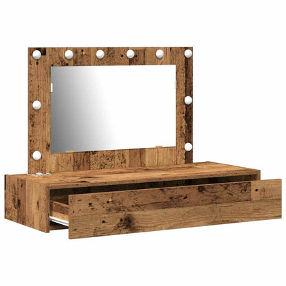 Dressing Table Brown 100 x 40 x 70 cm Engineered Wood