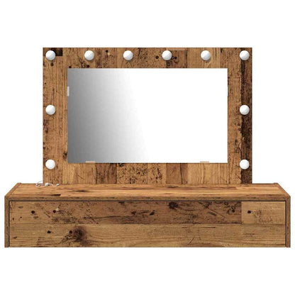 Dressing Table Brown 100 x 40 x 70 cm Engineered Wood