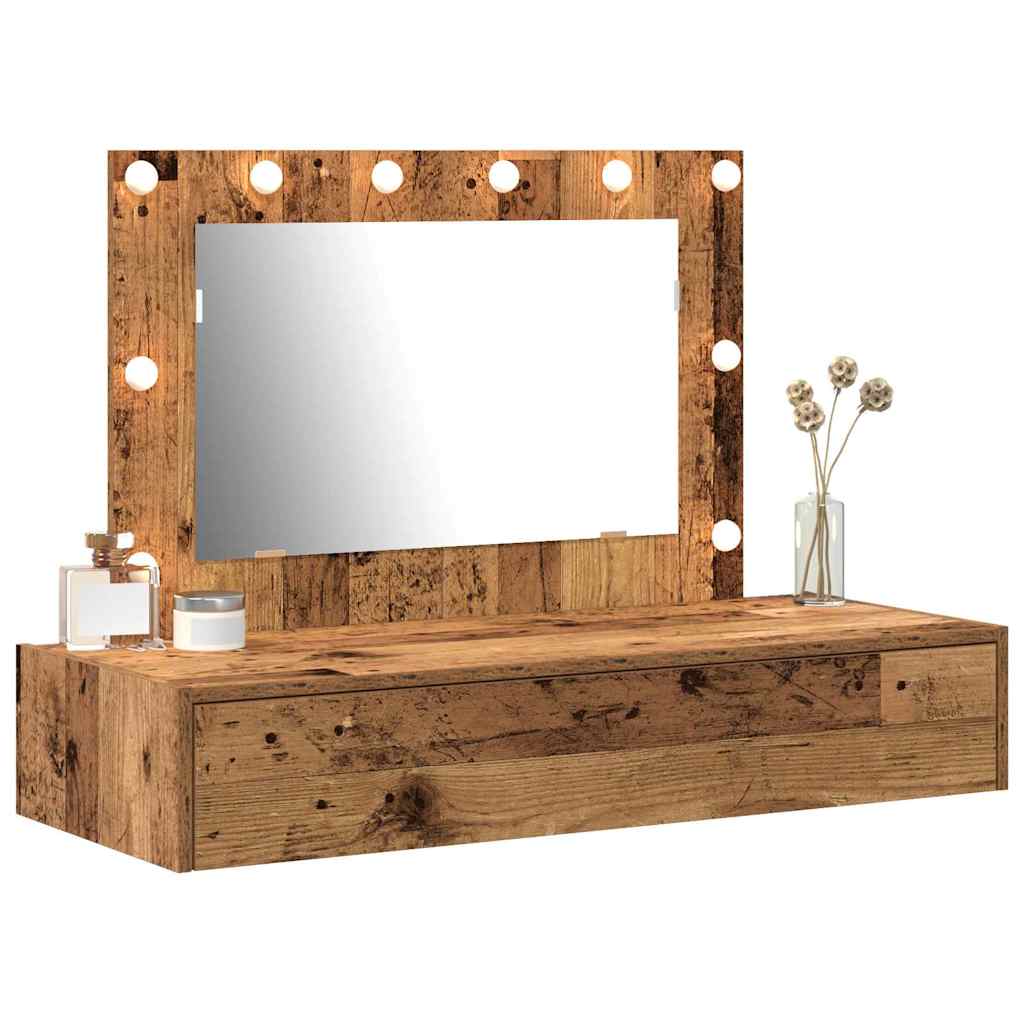 Dressing Table Brown 100 x 40 x 70 cm Engineered Wood