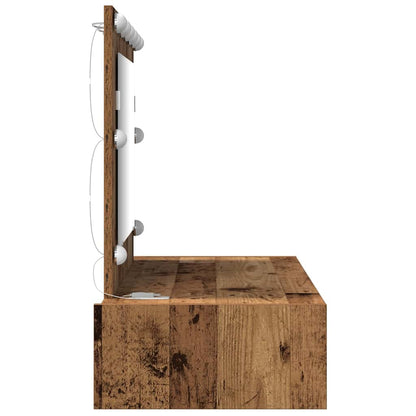 Dressing Table Brown 100 x 40 x 70 cm Engineered Wood