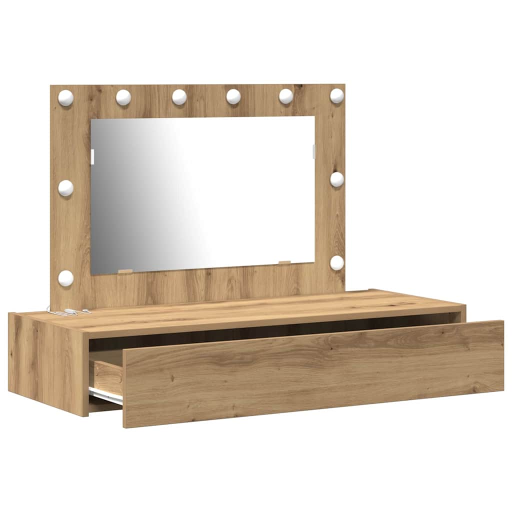 Dressing Table Brown 100 x 40 x 70 cm Engineered Wood
