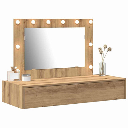 Dressing Table Brown 100 x 40 x 70 cm Engineered Wood
